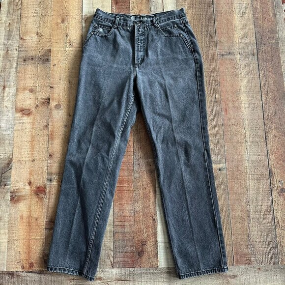 Posted Women's Size 11 Slim Relaxed Fit High Rise Gray Denim Jeans - Picture 1 of 8